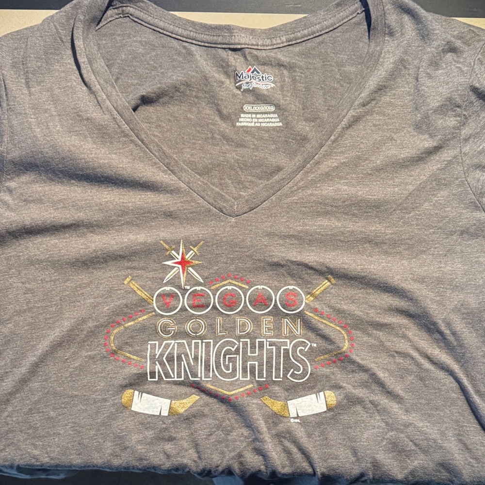 Majestic Gray Golden Knights Tee